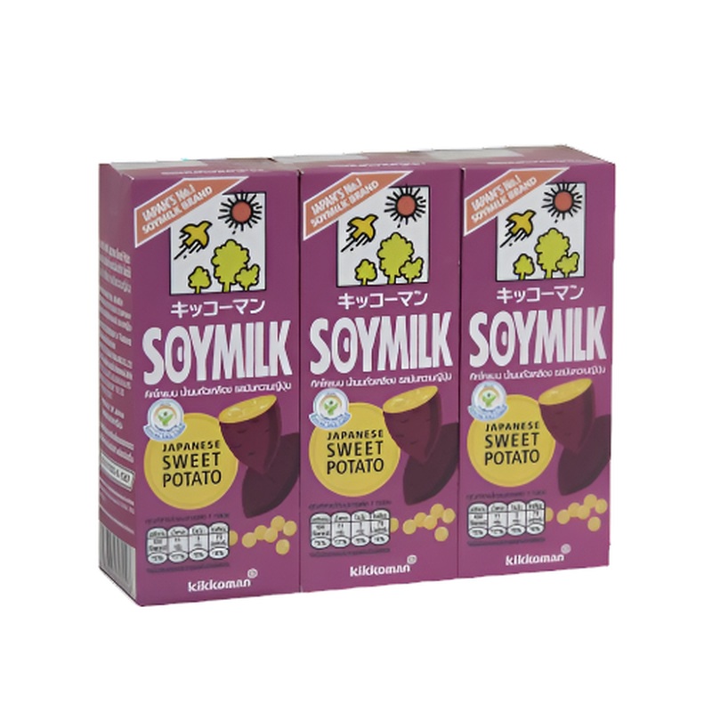 Kikaman Sweet potato Soymilk 200mlx3pcs