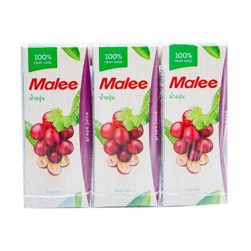 Malee grape  Fruit juice  200mlx3pcs