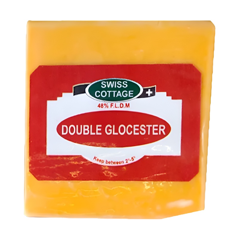 SWISS COTTAGE Double Glocester Cheese Portion 200g
