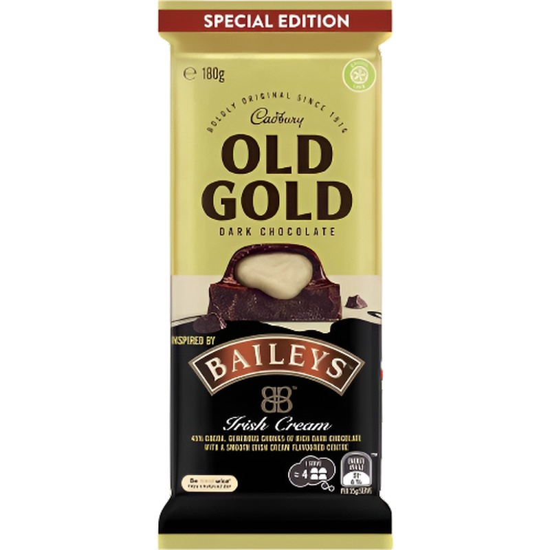 Cadbury Block Old Gold Baileys 180g