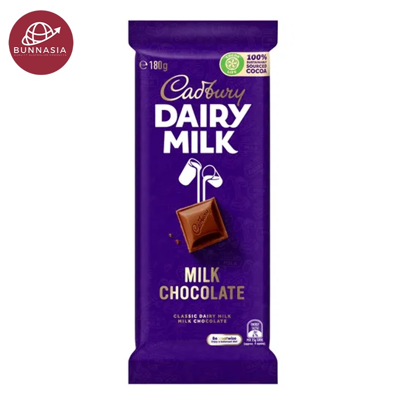 Cadbury Dairy Milk Chocolate Block 180g