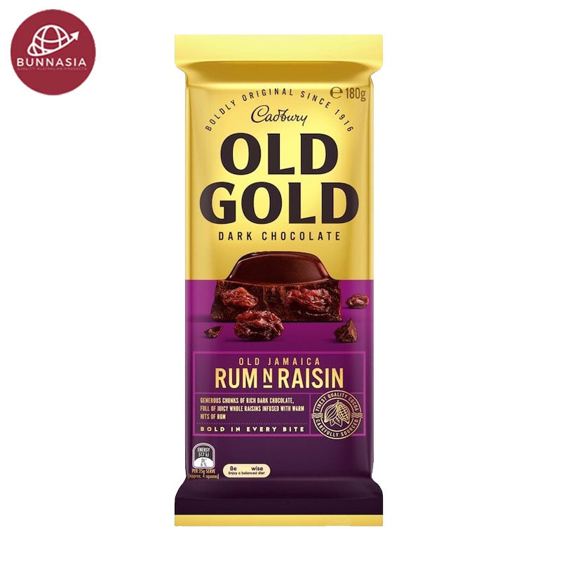 Cadbury Old Gold Rum & Raisin 180g