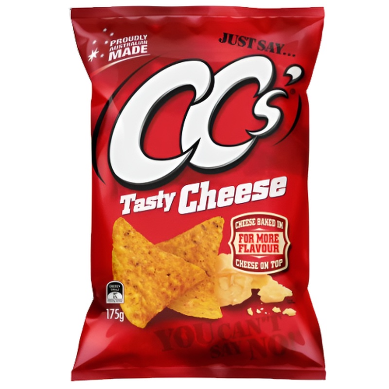 CC's Corn Chips Tasty Cheese 175g