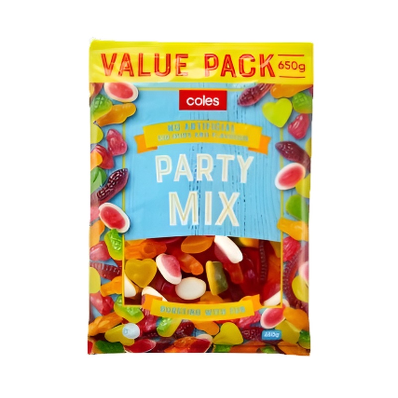 Coles Lollies Party Mix 150g
