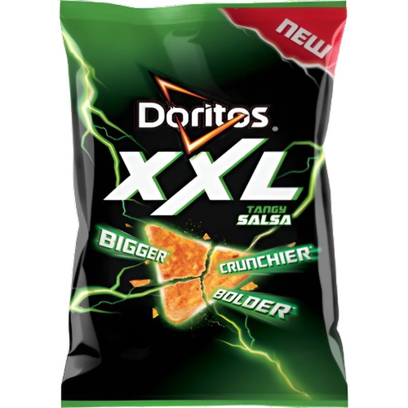 Doritos XXL Corn Chips Share Pack Tangy Salsa 150g