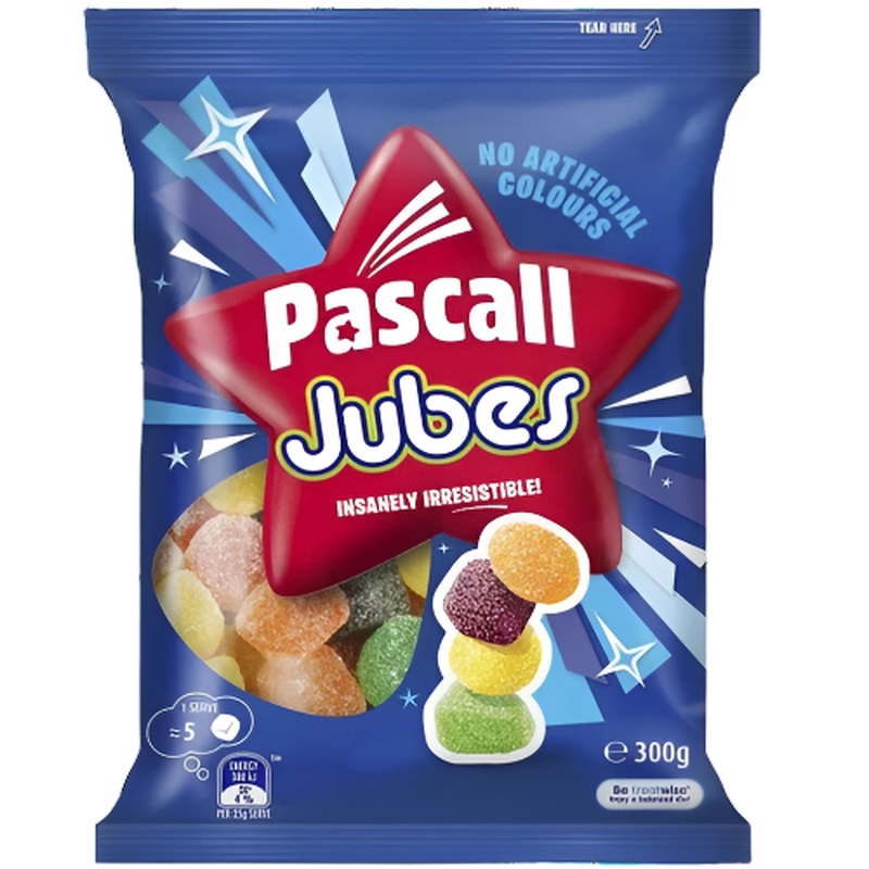 Pascall Jubes 300g