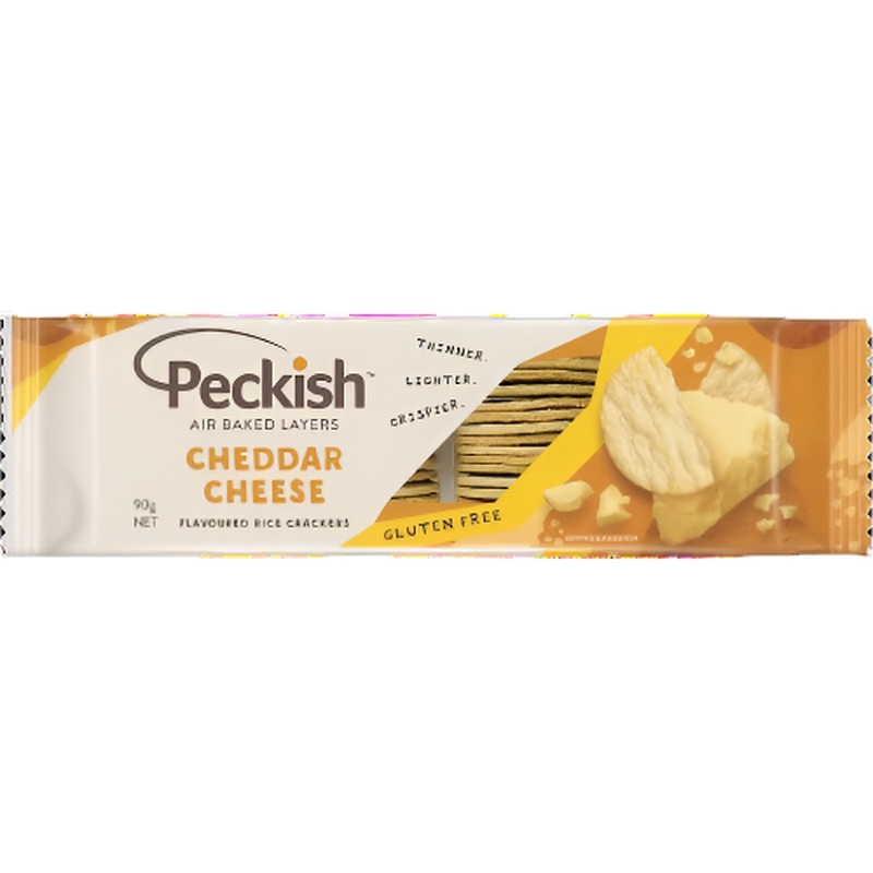 Peckish Crackers Cheddar Cheese 90g