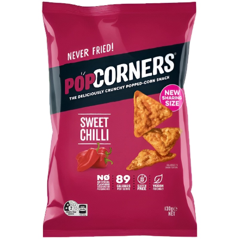 PopCorners Popcorn Chips Sweet Chilli 130g