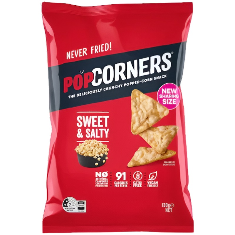 PopCorners Popcorn Chips Sweet & Salty 130g