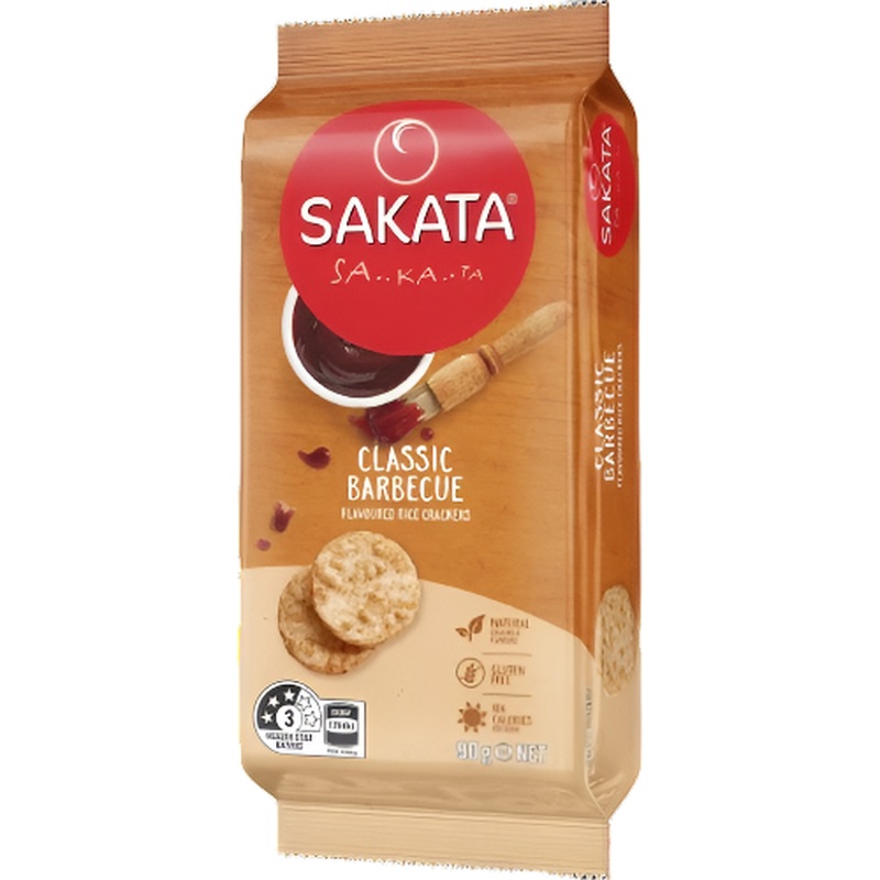 Sakata Rice Crackers Barbecue 90g