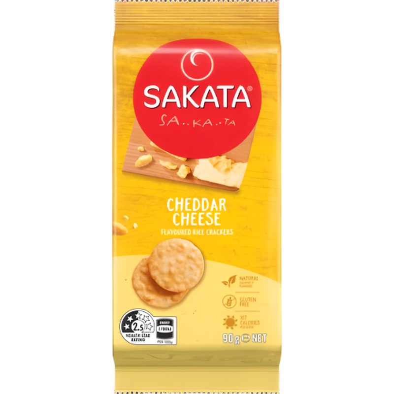 Sakata Rice Crackers Cheese 90g