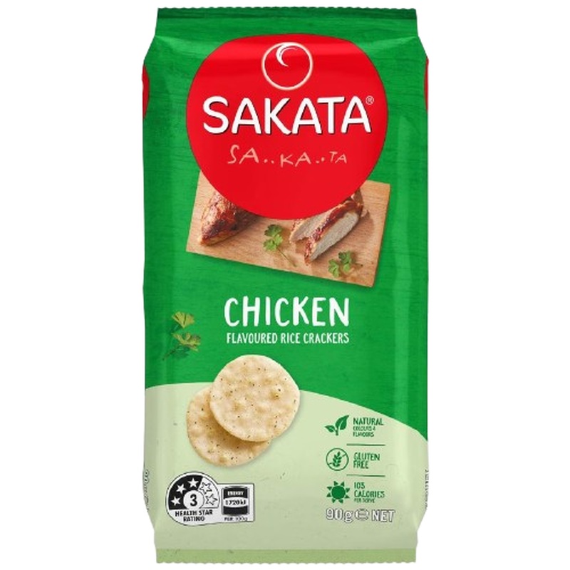 Sakata Rice Crackers Chicken 90g