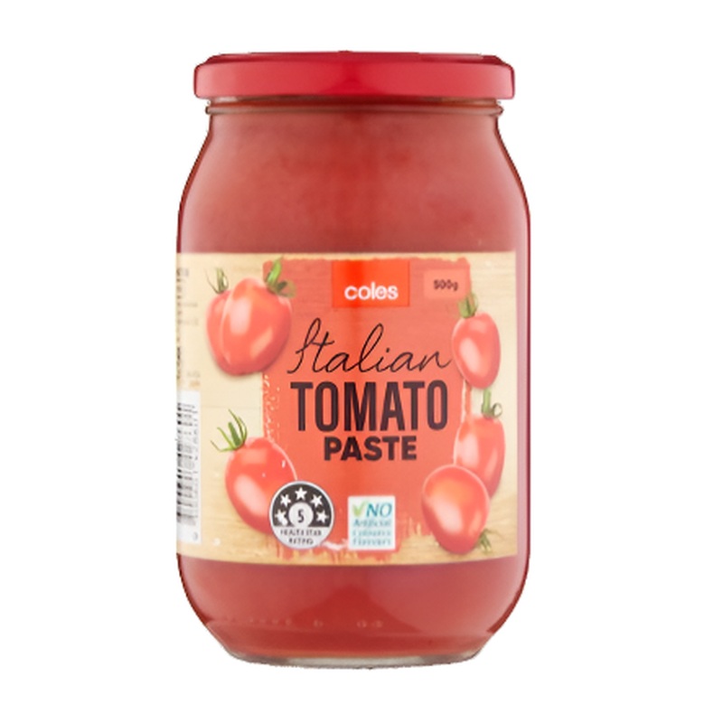 Coles Tomato Paste Italian 500g