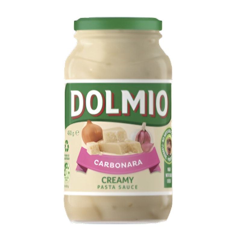 Dolmio Pasta Sauce Creamy Carbonara 490g