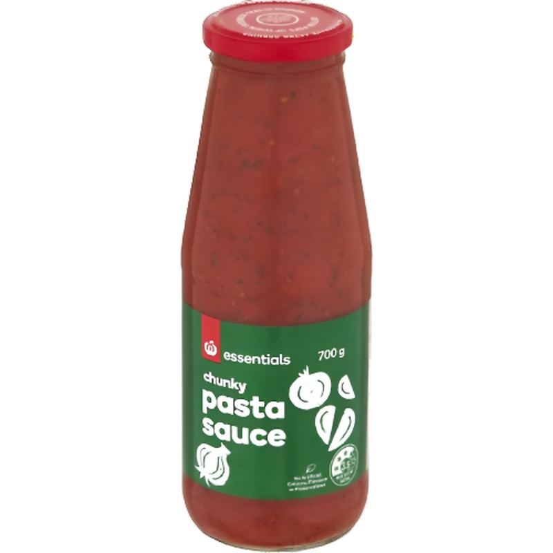 Woolworth Essentials Pasta Sauce Chunky 700g
