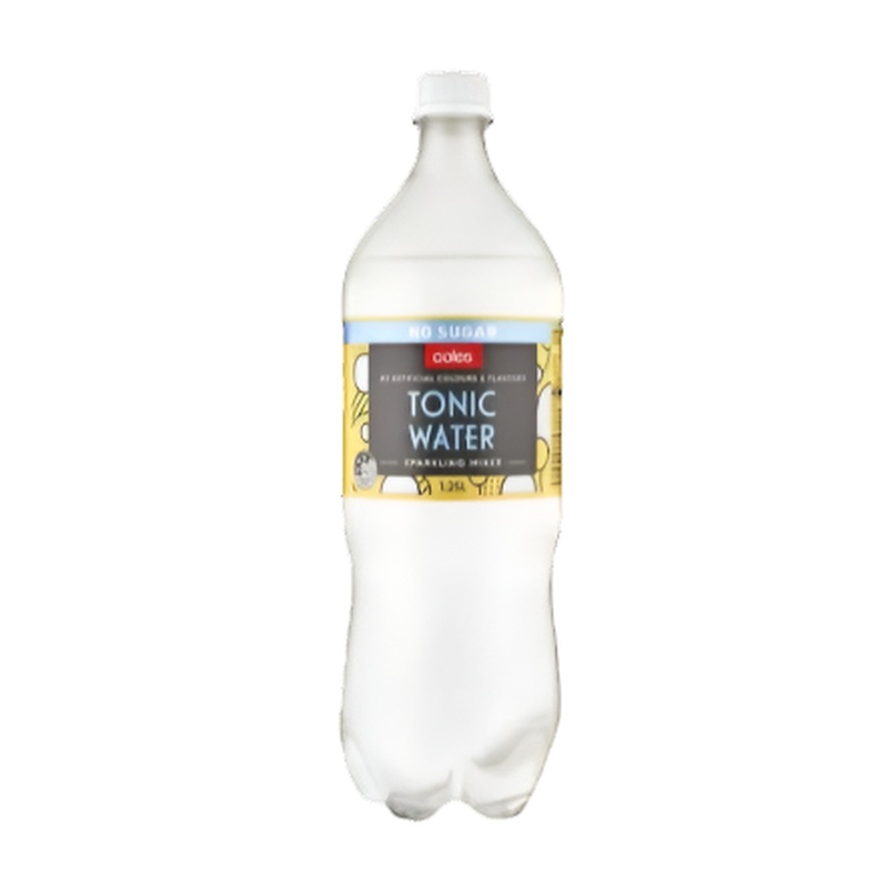 Coles Tonic Water No Sugar 1.25L