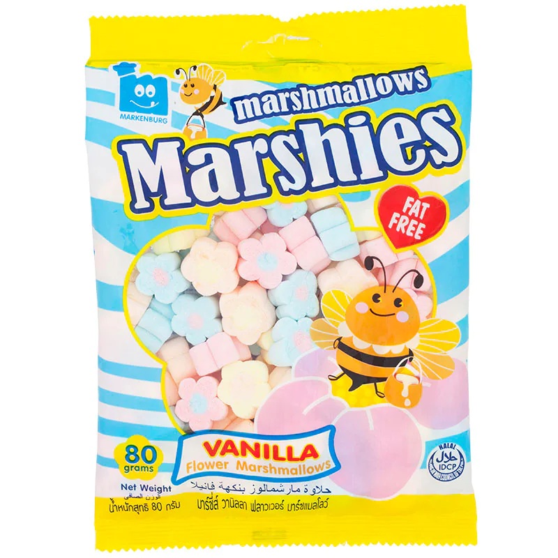Marshies Marshmallows Vanilla Flower 80g