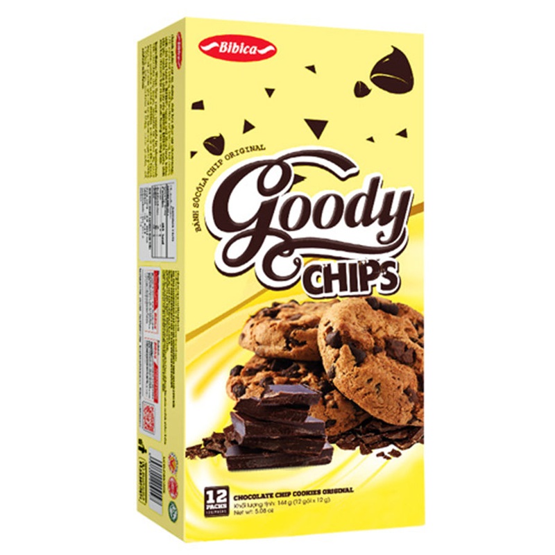 Bibica Goody Chip Cookies Original 144g