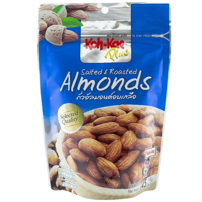 Koh-Kae Salted & Roasted Almonds 145 g