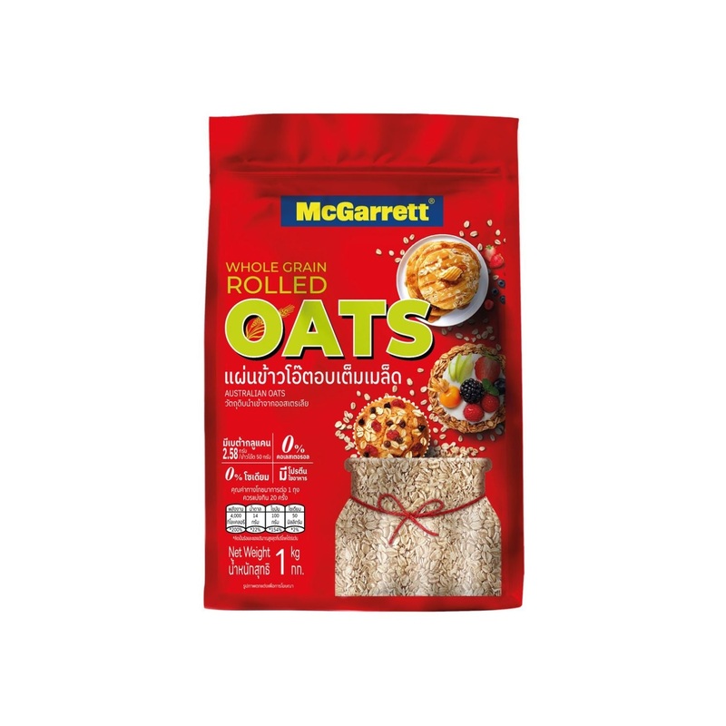 McGarrett Rolled Oats 1kg