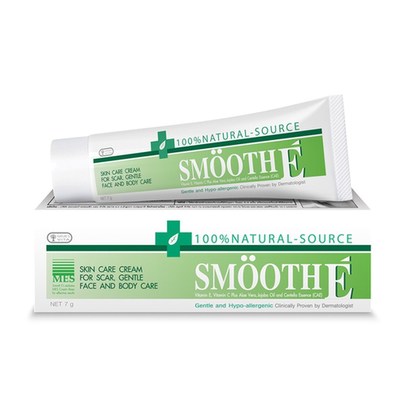 Smooth E skin care cream for scar, gentle face & body  care 7g