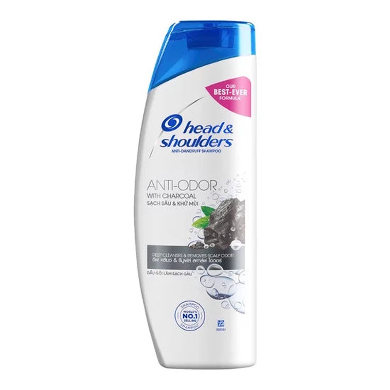 HEAD&SHOULDERS SHAMPOO ANTI ODOR CHARCOAL 330ML