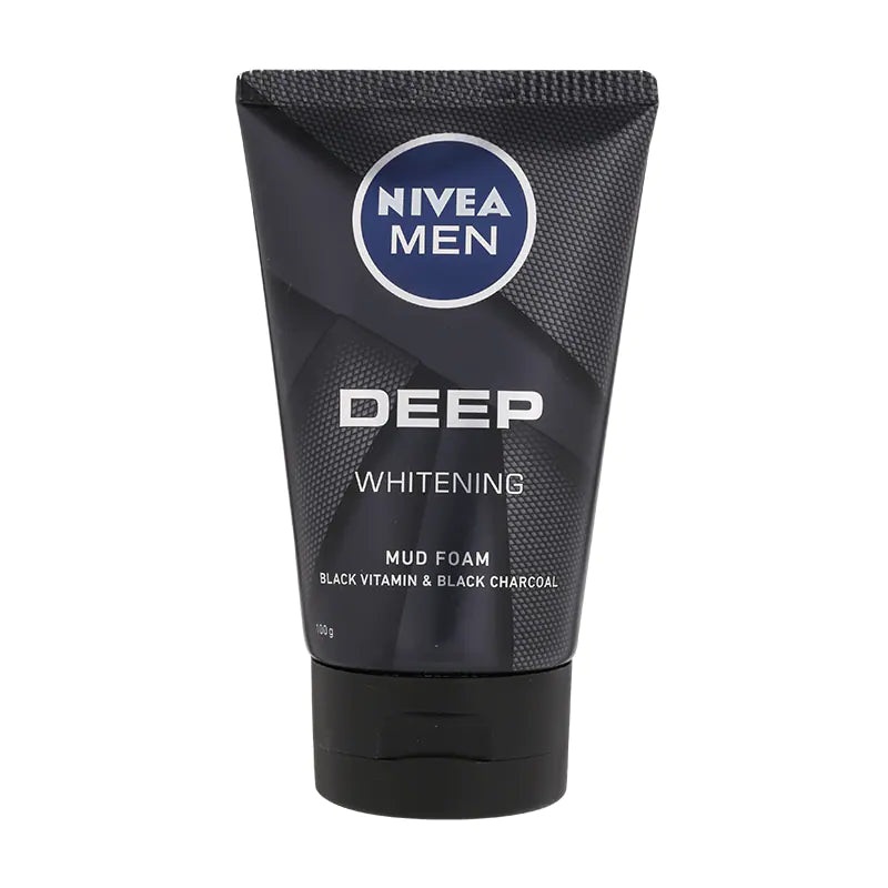 Nivea Men Deep Whitening Mud Foam 100g