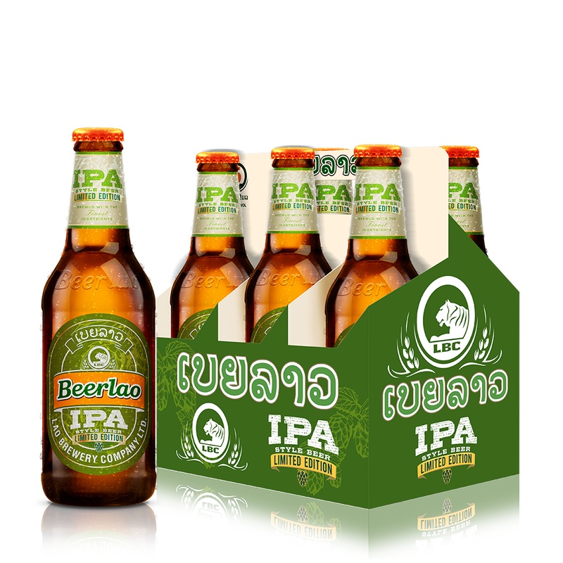 Beerlao IPA carton 330ml bottle per Pack of 6 bottles