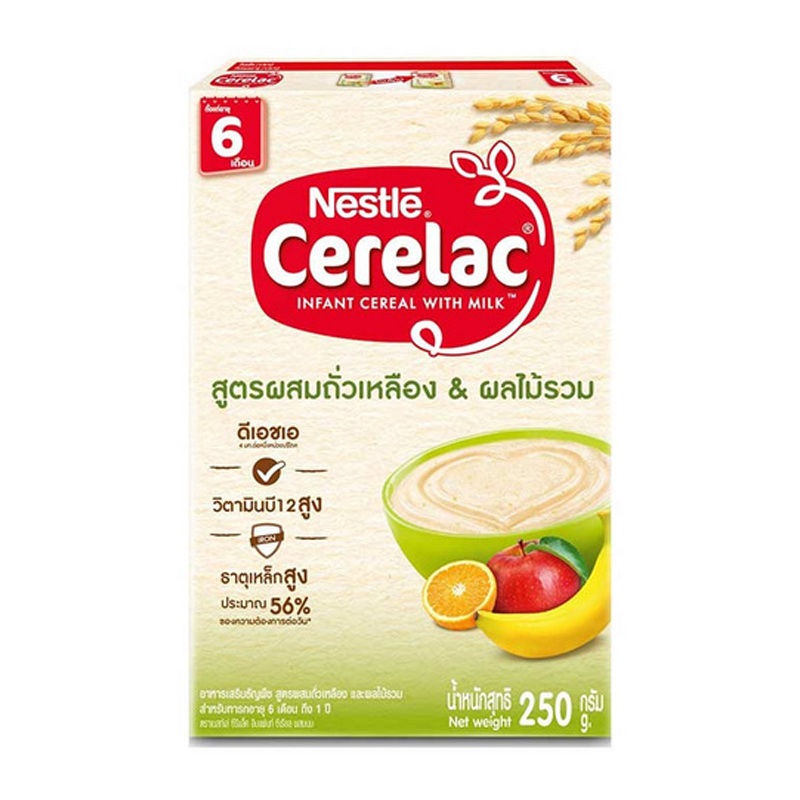 Netl Cerelac Mixed Soybean and Mixed Fruits Formula Size 250g