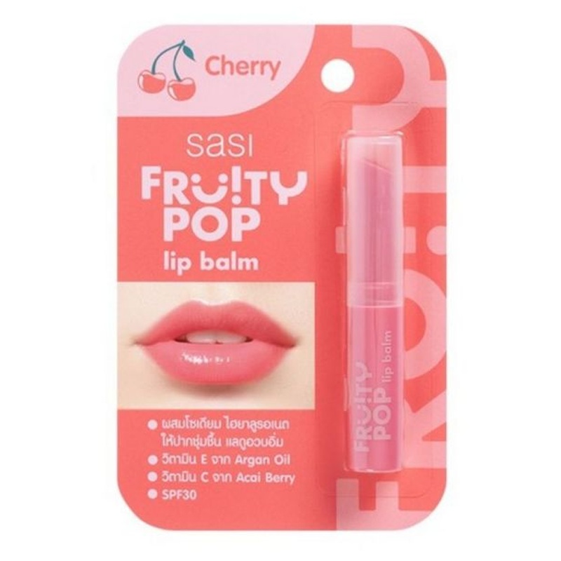 Sasi Fruity Pop Lip Balm cherry 1.5g