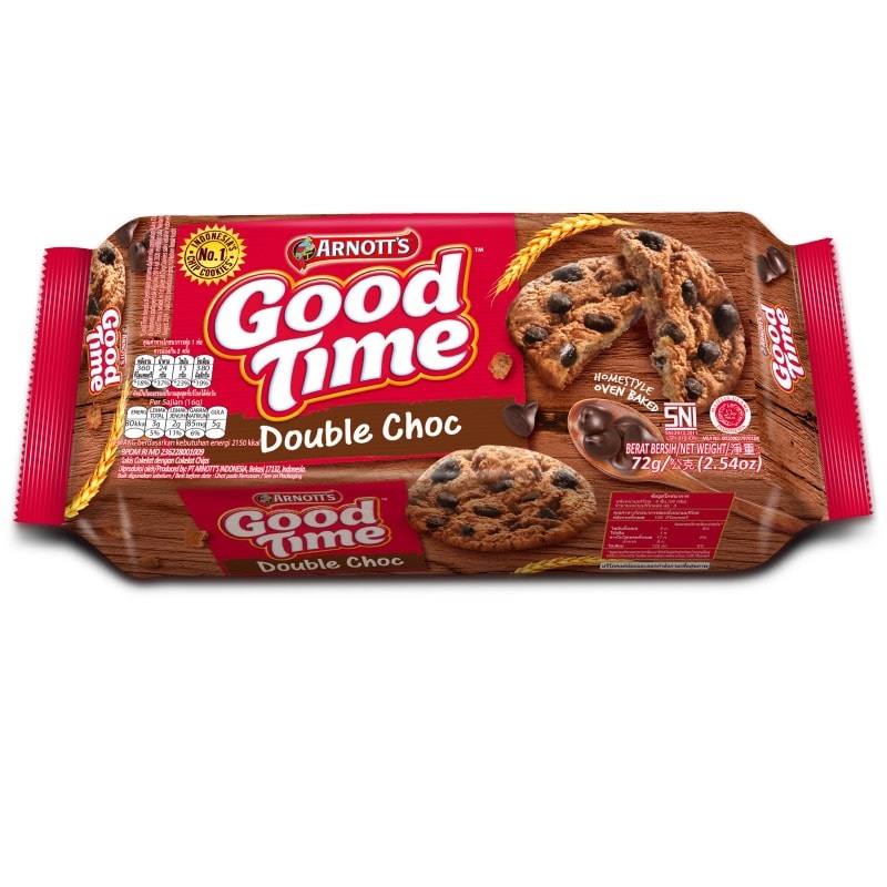 ARNOTT 'S GOOD TIME CLASSIC CHOCO COOKIES 80g