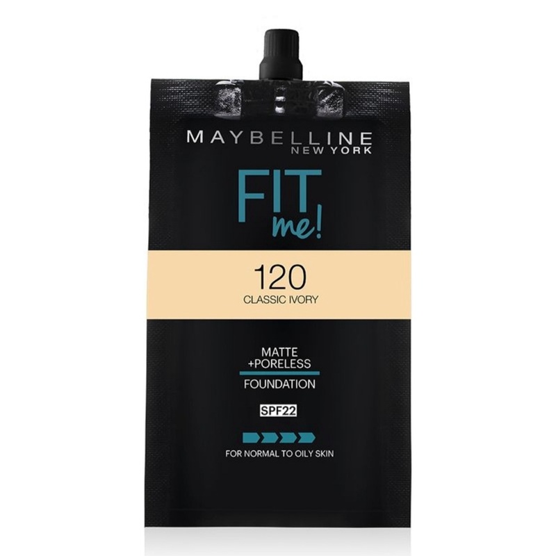 MAYBELLINE Fit Me Foundation Matte + Poreless Sachet  5ml