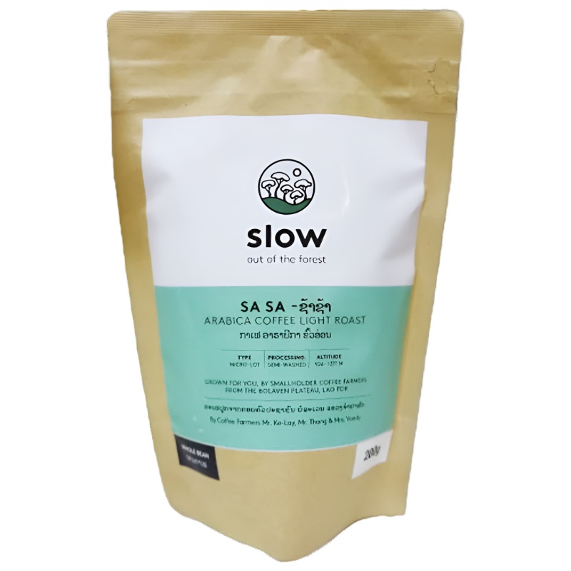 SLOW Sa Sa Arabica Coffee Light Roast ( Ground) 200g