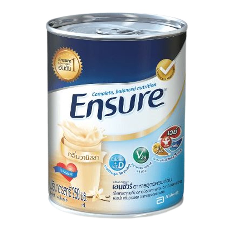 Ensure Vanilla , liquid, vanilla flavor, complete food formula, liquid type 250 ml.
