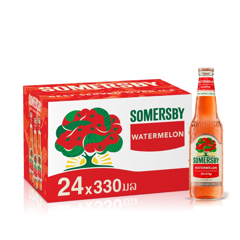 Somersby Watermelon CartonBottle 330mlx24 bottles