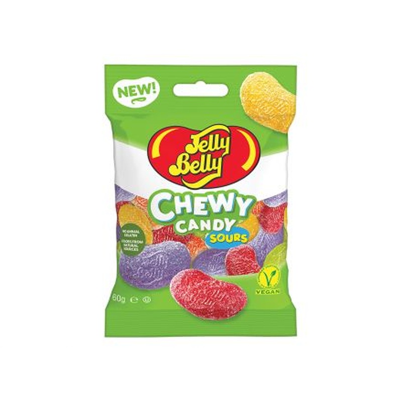 JB CHEWY CANDY SOUR ASSORTED 60G BAG