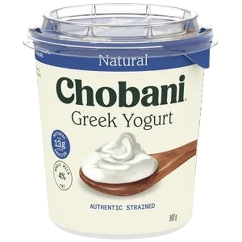 Chobani Greek Yoghurt Natural 907g