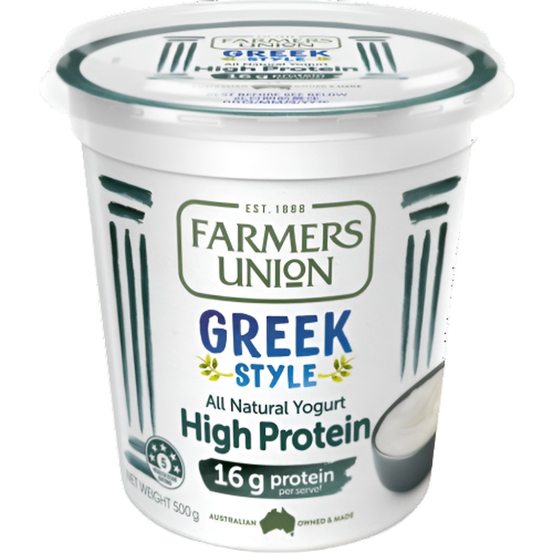 Farmers Union Greek Style High In Protein 500g