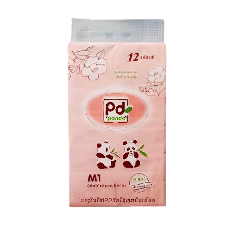 Panda Tissue M1 (Pink)  pack of 12 pcs