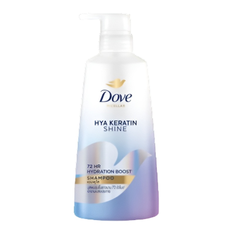Dove Micellar Shampoo Hya Keratin Shine 370 ml