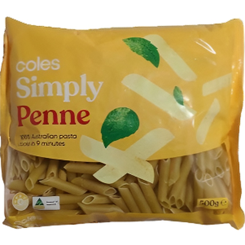 Coles Pasta Simply Penne 500g