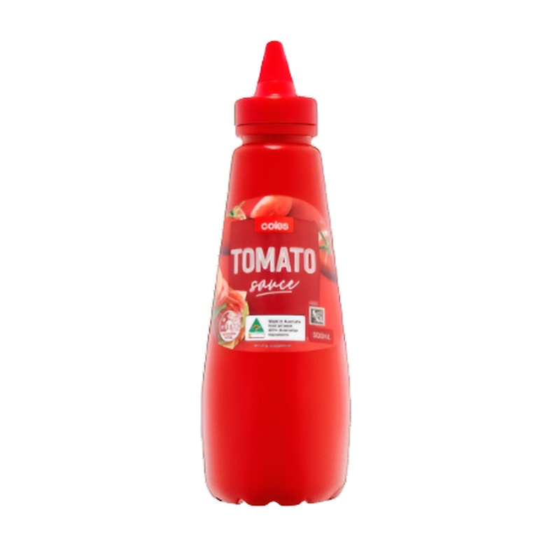 Coles Tomato Sauce Squeezy 500ml