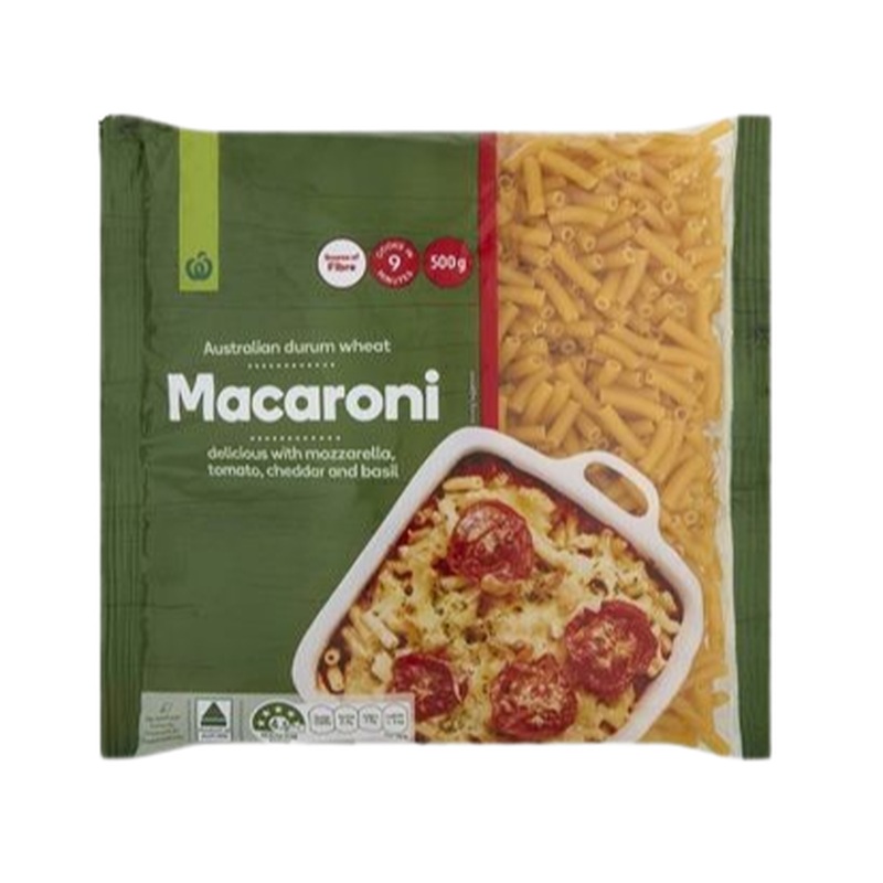 Woolworths Pasta Macaroni 500g