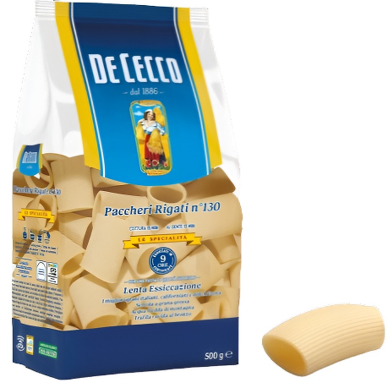 De Cecco Paccheri Rigati n 130 500g