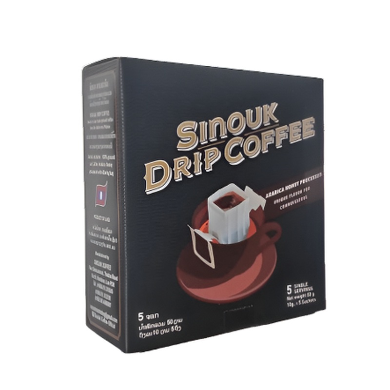 Sinouk Drip Coffee Arabica Honey 10g x 5Sachets 50g