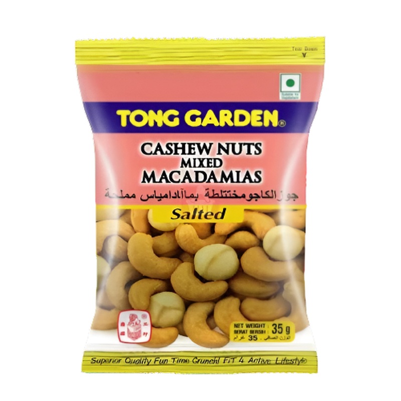 Tong Garden Cashew Nuts Macadamia Salted 35g