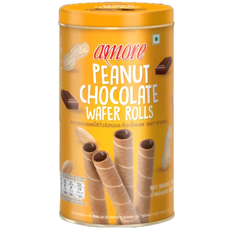 Amore Peanut Chocolate Wafer Roll 280g