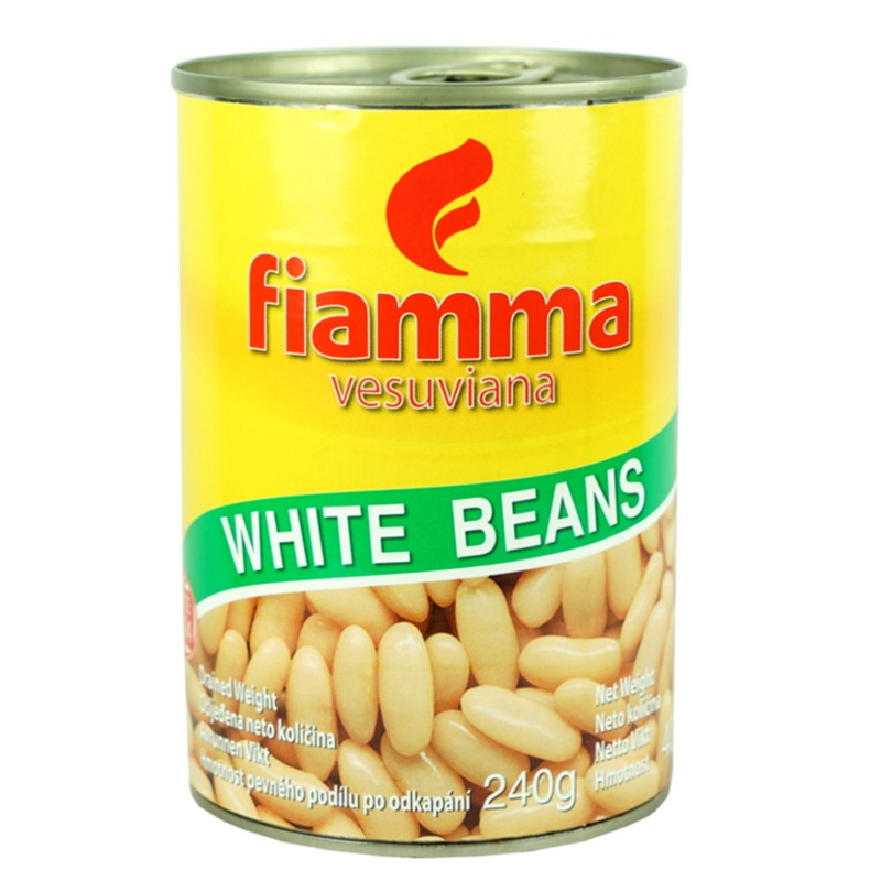 FIAMMAWHITE BEANS 400G