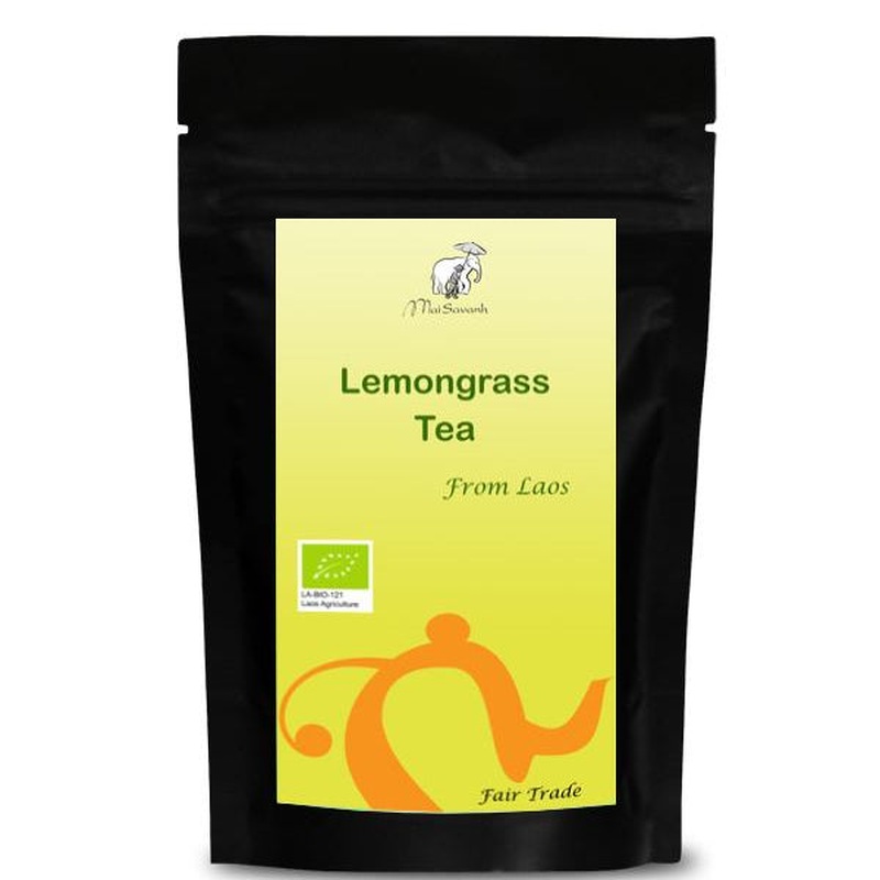 Premium Lemongrass Tea 50g - Organic Herbal Tea by Mai Savanh