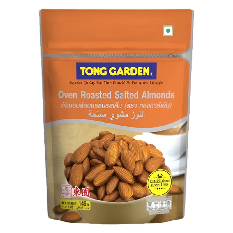 Tong Garden  OVEN ROASTED SALTED ALMONDS 145G